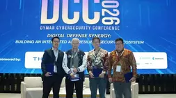PT Dymar Jaya Indonesia menyelenggarakan Dymar Cybersecurity Conference (DCC) 2026, yang mengusung tema "Digital Defense Synergy: Building an Integrated and Resilient Security Ecosystem". (Foto: IST)