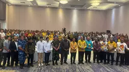acara Pembukaan Musrembang RKPD 2027 dan penambahan OTSUS Papua, yang berlangsung di Hotel Grand Suni, Abepura, Provinsi Papua
Sumber; Ist