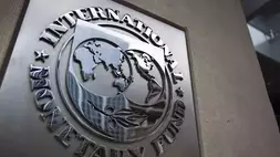Logo Dana Moneter Internasional (International Monetary Fund/ IMF). (Foto: ANTARA/Anadolu Ajensi/pri)