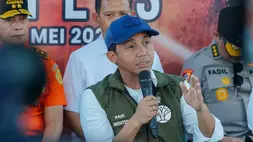 Menhut Raja Juli Antoni seusai Apel Kesiapsiagaan Penanggulangan Karhutla di Palembang, Rabu (6/5/2026). 