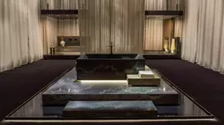 Salah satu instalasi desain interior kamar mandi yang ditampilkan dalam Milan Design Week. (Ist.)