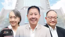 Pengurus Yayasan PPM, dari kiri-kanan: Prawita Sari (Sekretaris), Sofyan Rezanova (ketua), Bryan David Emil Tilaar (kanan) 