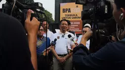 Kepala BPA Kejaksaan RI, Dr. Kuntadi, S.H., M.H memberi keterangan kepada media terkait penyelenggaran Pre-Event BPA Fair 2026 di kawasan Car Free Day (CFD) Gelora Bung Karno, Jakarta, Minggu (10/05/2026).