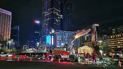 Ilustrasi pemasangan beton cepat kering. (ist)