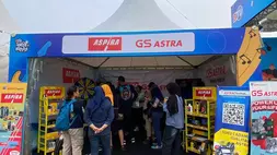 Booth Astra Otoparts di BTV Semesta Berpesta Yogyakarta. (B-Universe Photo/Yurike Metriani)