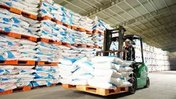 Untuk mengawal musim tanam Petrokimia Gresik menyiapkan stok pupuk bersubsidi sebanyak 219.648 ton. (Foto Ist)