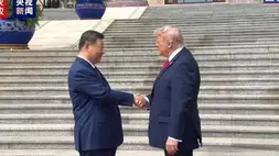 Trump dan Xi Jinping Resmi Bertemu