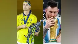Cristiano Ronaldo resmi meraih trofi ke-36 sepanjang kariernya, setelah membawa Al-Nassr juara Liga Arab Saudi. Catatan itu belum seimpresif punya Lionel Messi. (Facebook)