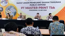 Paparan publik PT Master Print Tbk (PTMR) pada Jumat (22/5/2026). (Foto: Istimewa)