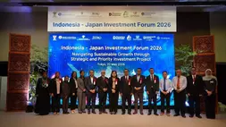 Investment Business Forum Indonesia-Japan pada 22 Mei 2026, yang diselenggarakan secara kolaboratif bersama KBRI Tokyo, Bank Indonesia (BI) Tokyo, IIPC Tokyo (BKPM), dan JETRO di Bellesalle Kanda, Tokyo.