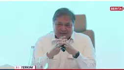 Menko Perekonomian Airlangga Hartarto saat paparan persiapan operasional PT Dananatara Sumberdaya Indonesia (DSI), di Jakarta, Minggu (31/5/2026). 