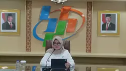 Deputi Bidang Metodologi dan Informasi Statistik BPS Pudji Ismartini dalam konferensi pers di Kantor BPS pada Selasa (2/6/2026). (Foto: Investor Daily/ Arnoldus Kristianus)