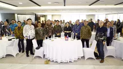 Jajaran manajemen Telkom bersama perwakilan Komdigi, BUMN strategis, pelanggan enterprise, dan global technology partners berkolaborasi merumuskan blueprint cloud, AI, dan keamanan siber sebagai fondasi kedaulatan digital Indonesia pada Forum Kedaulatan Digital Nasional di Telkom Landmark Tower, Jakarta, Rabu, 3 Juni 2026. (Telkom)