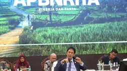 Menteri Keuangan (Menkeu) Purbaya Yudhi Sadewa dalam konferensi pers APBN Kinerja dan Fakta (KiTa) Edisi Juni 2026 di kantor Kementerian Keuangan, Jakarta, Jumat (5/6/2026). (Berita Satu Photo/Joanito De Saojoao)