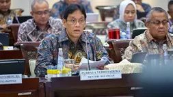 Menteri Keuangan (Menkeu), Purbaya Yudhi Sadewa dalam rapat kerja dengan Komisi XI Dewan Perwakilan Rakyat (DPR) di Gedung DPR, Rabu (10/6/2026). (Foto: Humas Kemenkeu) 