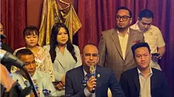Konferensi pers Utusan Khusus Presiden Bidang Pembinaan Generasi Muda dan Pekerja Seni Raffi Ahmad terkait dugaan kasus impor barang yang menyeret nama perusahaan Blue Ray, Jakarta Selatan, Kamis (11/6/2026). ANTARA/Luthfia Miranda Putri.