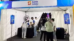 Booth Bank Saqu di BTV Semesta Berpesta Malang. (Bank Saqu)