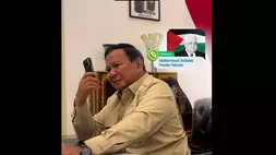 Presiden Prabowo Subianto tegaskan dukungan penuh bagi perjuangan Palestina saat berbincang dengan Presiden Palestina Mahmoud Abbas, Senin (15/6/2026). (Foto: Sekretariat Kabinet RI)