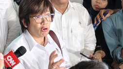 Wakil Kepala BGN Agustina Arumsari seusai Rapat Dengar Pendapat (RDP) dengan Komisi IX DPR RI di gedung DPR, kompleks parlemen, Senayan, Jakarta, Senin (15/6/2026).

