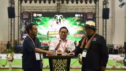 Indo Livestock 2026 Expo & Forum, dimulai di Nusantara International Convention Exhibition (NICE), PIK 2, Tangerang pada 16 Juni 2026. Pembukaan dilakukan oleh Direktur Jenderal Peternakan dan Kesehatan Hewan Kementerian Pertanian RI, Agung Suganda (tengah) bersama Managing Director Napindo, Arya Seta Wiriadipura (kiri) dan Ketua Umum DPP HPDKI, Yudi Guntara Noor (kanan) dalam kegiatan Indo Livestock Grand Championship (ILGC) 2026, yang merupakan salah satu program unggulan dalam rangkaian pameran. Ist
