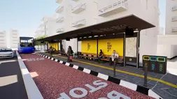 Ilustrasi proyek BRT Metropolitan Cekungan Bandung. Foto: Brantas