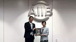Menteri Keuangan Purbaya Yudhi Sadewa mengunjungi jajaran pimpinan AIIB di Beijing, China, pada Rabu (17/6/2026) (Dok. Humas Kementerian Keuangan)