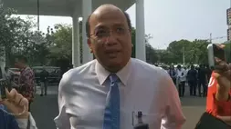 Direktur Utama (Dirut) Bank Mandiri Riduan di Istana Kepresidenan, Jakarta, pada Kamis (18/6/2026) siang. (B-Universe/Celvin M. Sipahutar)