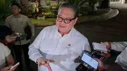 Menteri Koordinator Bidang Perekonomian, Airlangga Hartarto di Istana Kepresidenan, Jakarta, Kamis (18/6/2026). (B-Universe Photo/Celvin Moniaga Sipahutar)