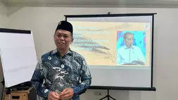Direktur Riset dan Kebijakan Politik LPI, Fernando Emas  di Jakarta, Jumat (19/6/2026). (Yustinus Patris Paat/Beritasatu.com)