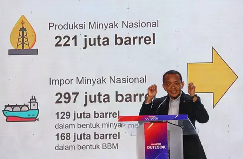 Bahlil Sebut Pertamina Tertarik Beli Ekspor Minyak Mentah Jatah Negara