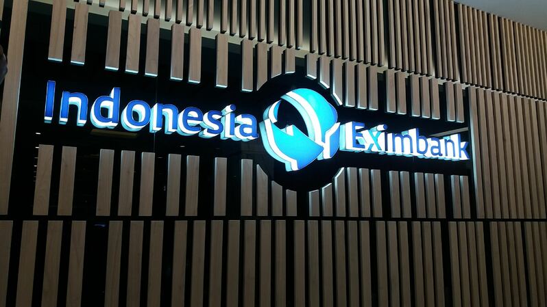 Logo Lembaga Pembiayaan Ekspor Indonesia (LPEI) atau Indonesia Eximbank