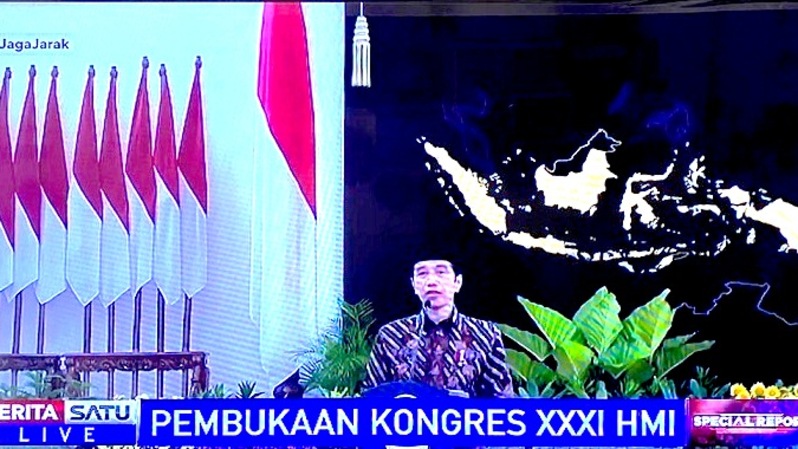 Presiden Minta HMI Tetap Peka Perubahan Dunia