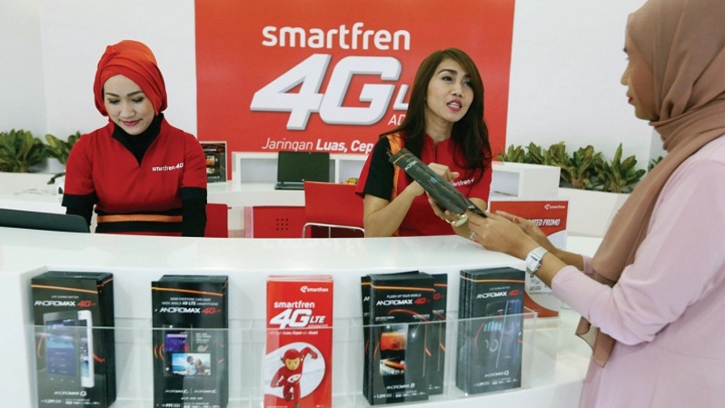 Smartfren. Foto: Investor Daily/DAVID