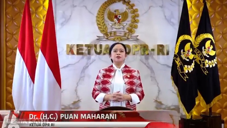 Ketua DPR RI Puan Maharani. Sumber: BSTV