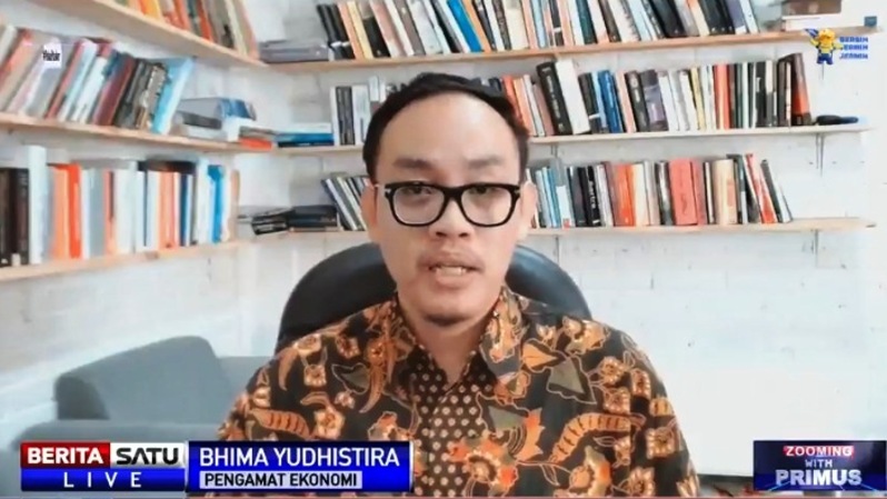 Bhima Yudhistira, Pengamat Ekonomi Sumber: BSTV