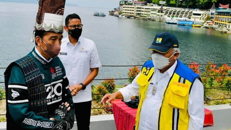 Jokowi Resmikan 7 Pelabuhan Penyeberangan Dan 4 KMP Di Kawasan Danau Toba