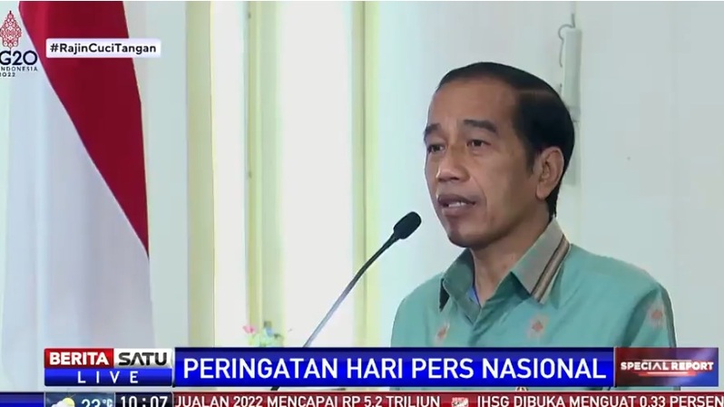 Jokowi: Tugas Besar Pers Sukseskan Agenda Penting Negara