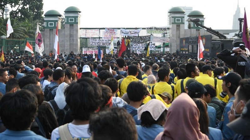 Demo BEM SI Geser Ke Gedung DPR, Pengalihan Arus Di Istana Tetap Berlaku