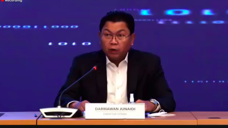 Direktur Utama Bank Mandiri Darmawan Junaidi.