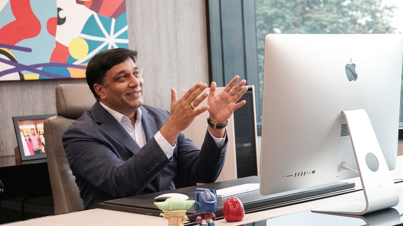 President Director and CEO Indosat Ooredoo Hutchison Vikram Sinha (Foto: Ist)