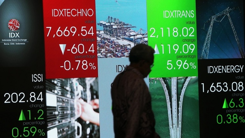 Bursa Efek Indonesia (BEI) di Jakarta. (BeritaSatu Photo/Mohammad Defrizal)