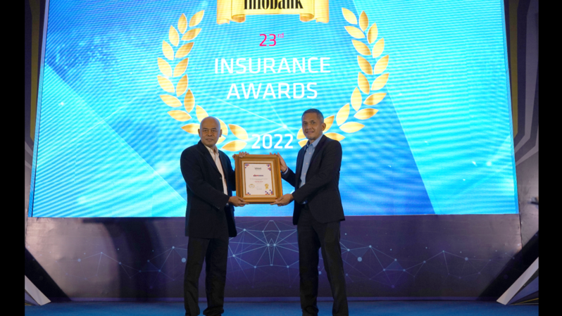 Lippo Insurance meraih penghargaan pada 23rd Infobank Insurance Award 2022 dengan predikat "Sangat Bagus" untuk kategori perusahaan asuransi umum berpremi bruto Rp 1 triliun sampai dengan Rp 2,5 triliun. (Foto: Istimewa)