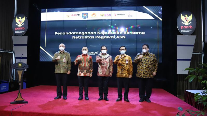 Teken SKB Netralitas, ASN Harus Netral Dalam Pemilu 2024