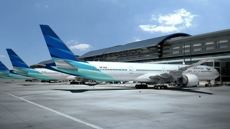 Pesawat Garuda Indonesia (GIAA). (Ilustrasi/Perseroan)