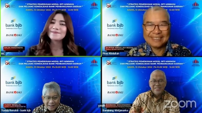 webinar Strategi Pemenuhan Modal Inti Minimum dan Peluang Konsolidasi Bank Pembangunan Daerah