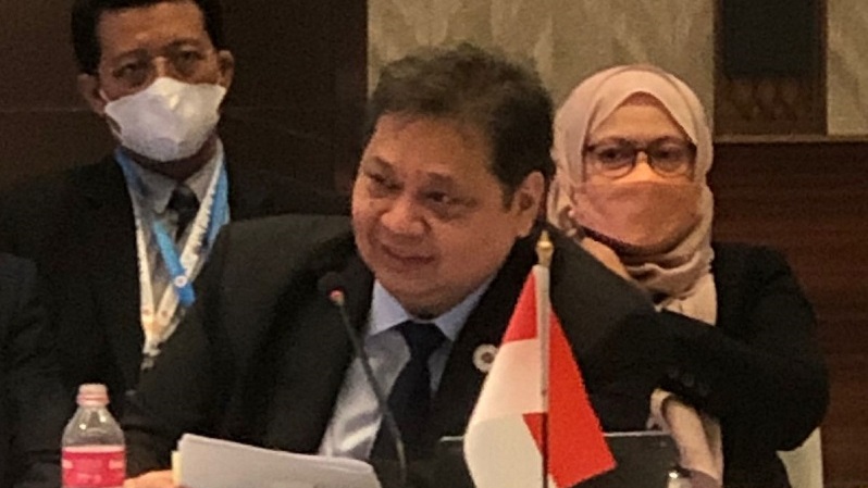 Menteri Koordinator Bidang Perekonomian Airlangga Hartarto.