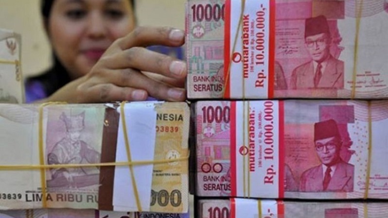 Rupiah melemah terhadap dolar Amerika Serikat. (Foto: ANTARA/Yudhi Mahatma/pri)