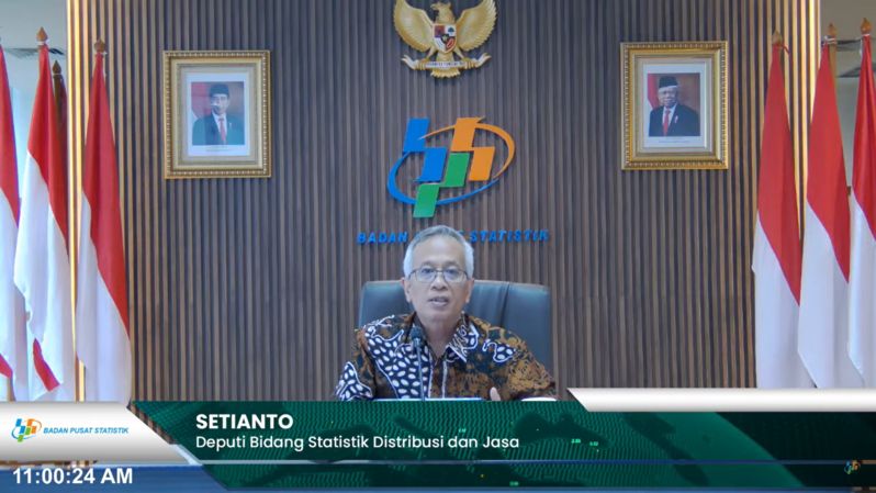 Deputi Bidang Statistik Distribusi dan Jasa BPS Setianto