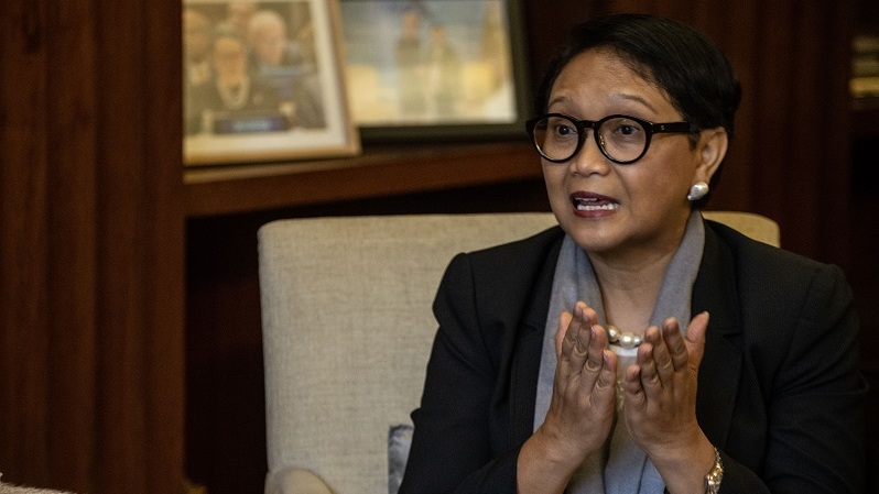 Menteri Luar Negeri Retno Marsudi. (Foto: ANTARA FOTO/Aprillio Akbar/foc)
