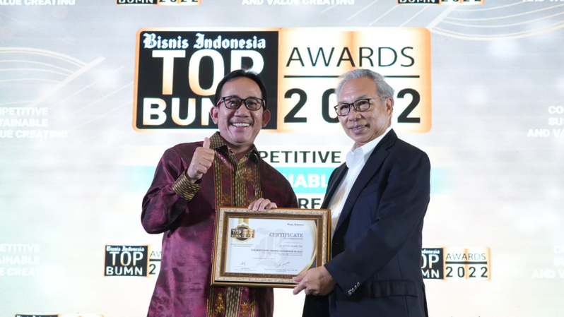 PTBA Borong 3 Penghargaan Di Ajang Top BUMN Awards 2022